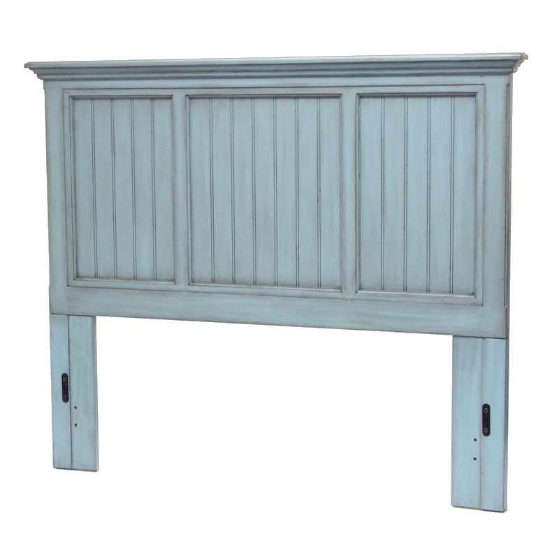 Sea Winds Trading Sea Winds Trading Monaco Twin Headboard by Sea Winds Trading B81839-BLEU Headboard - Rattan Imports