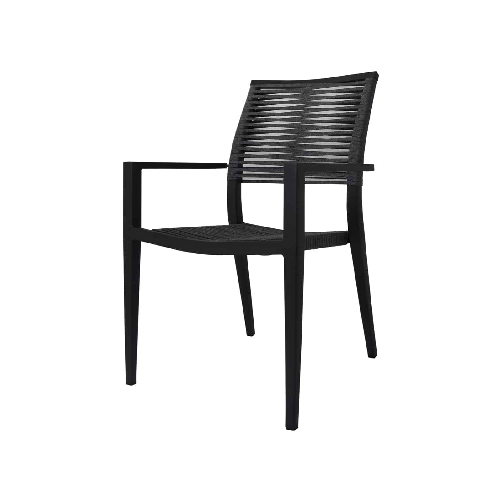 Source Dining - Imports Chair Rope Arm Furniture Chloe Rattan