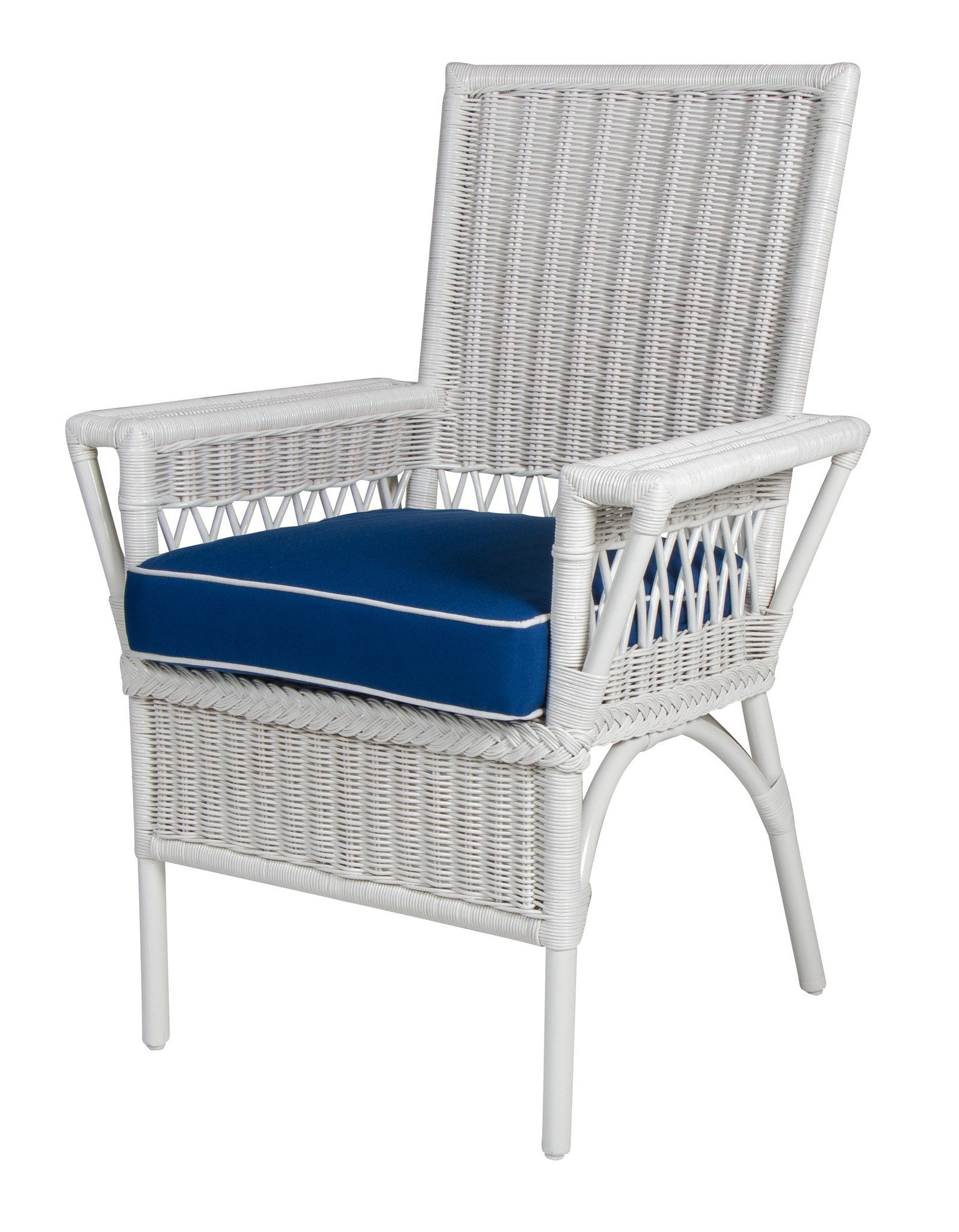 Designer Wicker & Rattan By Tribor Windsor Dining Arm Chair by Design Wicker from Tribor Dining Chair - Rattan Imports